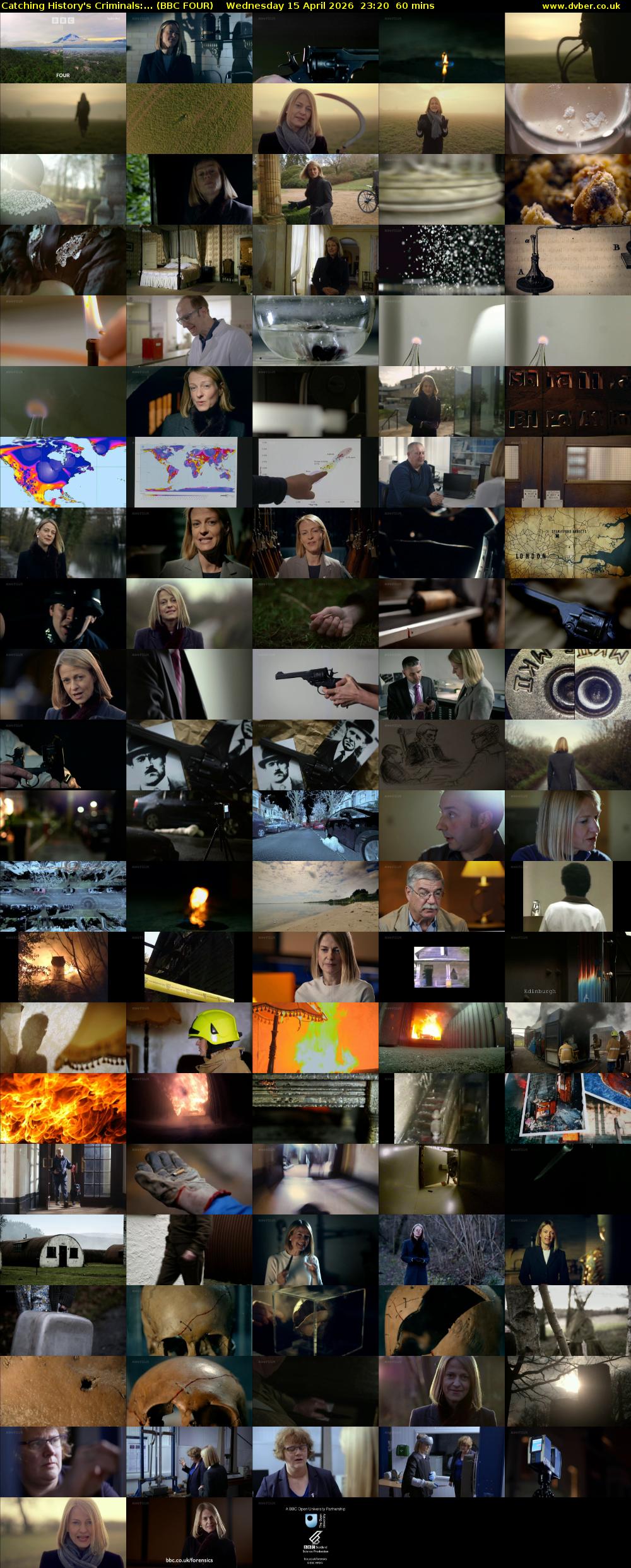 Catching History's Criminals:... (BBC FOUR) Wednesday 15 April 2026 23:20 - 00:20