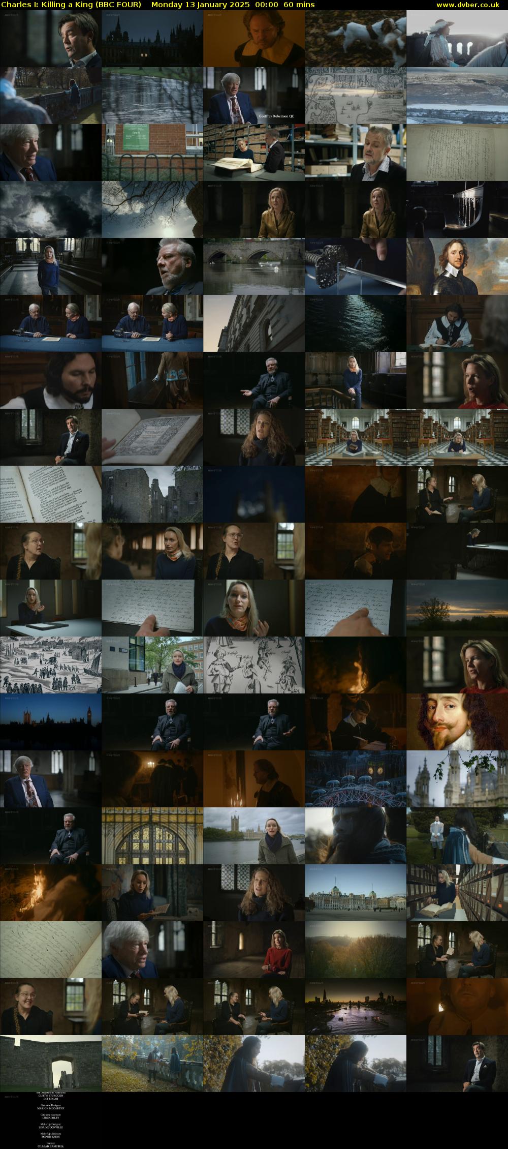 Charles I: Killing a King (BBC FOUR) Monday 13 January 2025 00:00 - 01:00