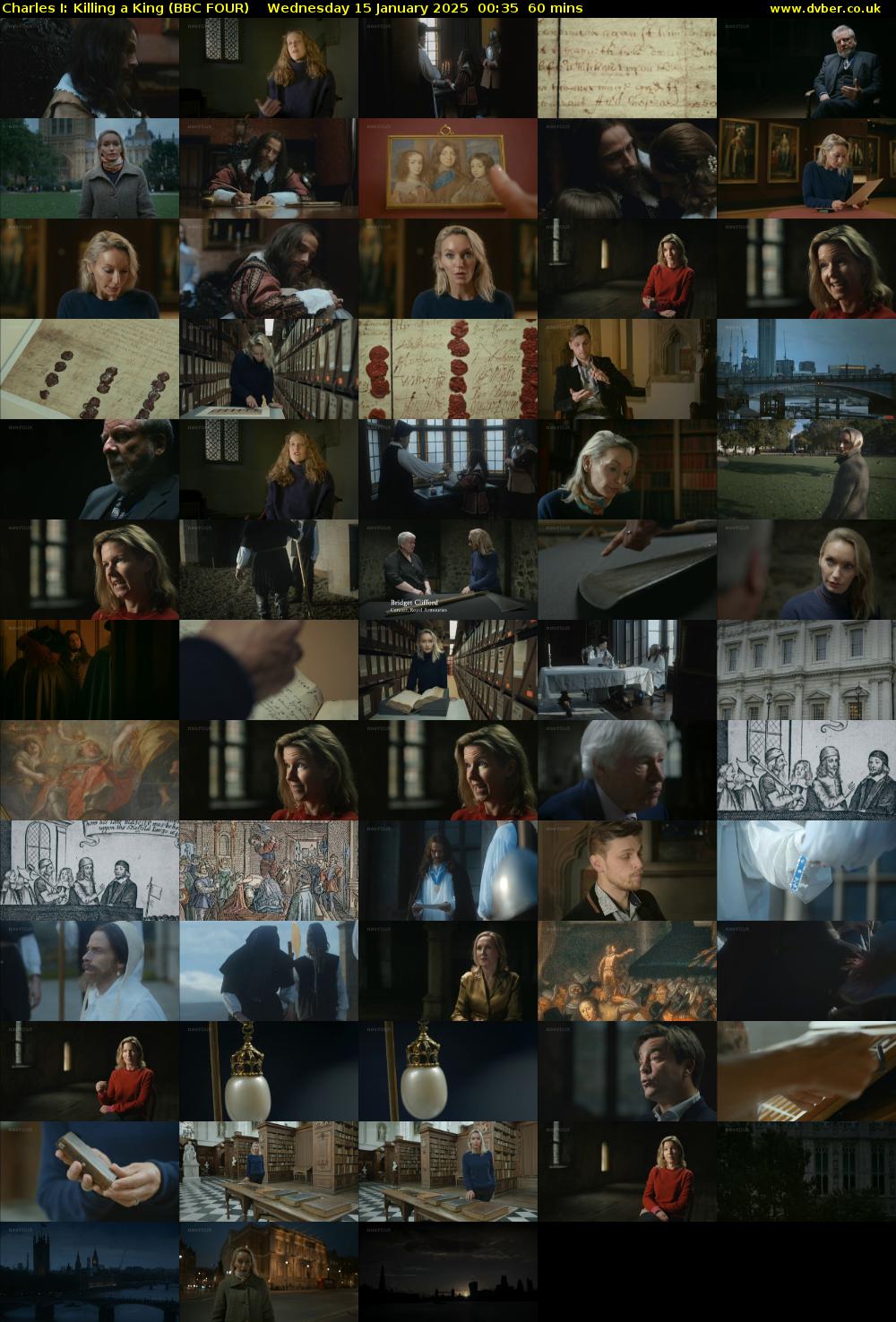 Charles I: Killing a King (BBC FOUR) Wednesday 15 January 2025 00:35 - 01:35