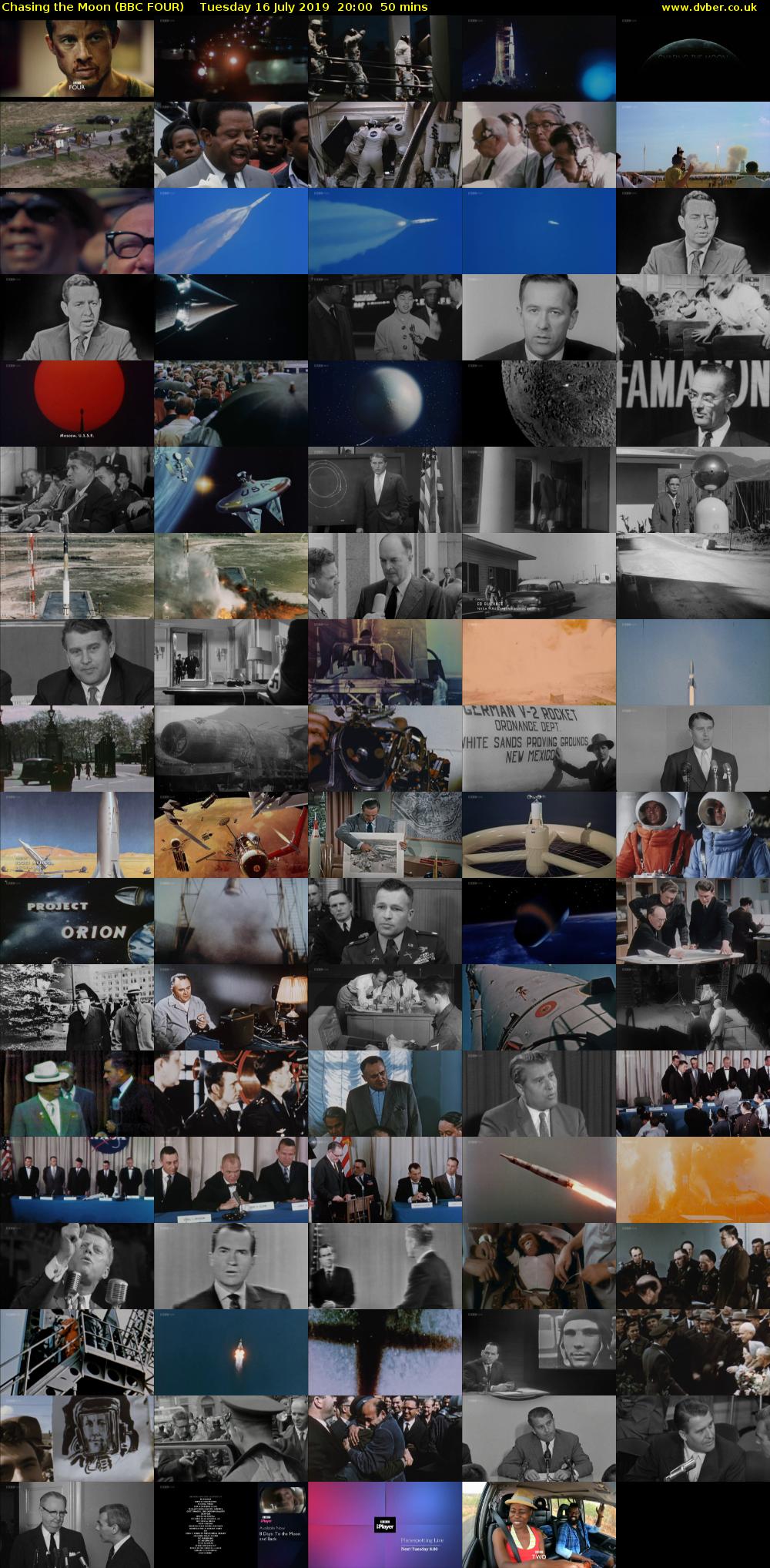 Chasing the Moon (BBC FOUR) Tuesday 16 July 2019 20:00 - 20:50