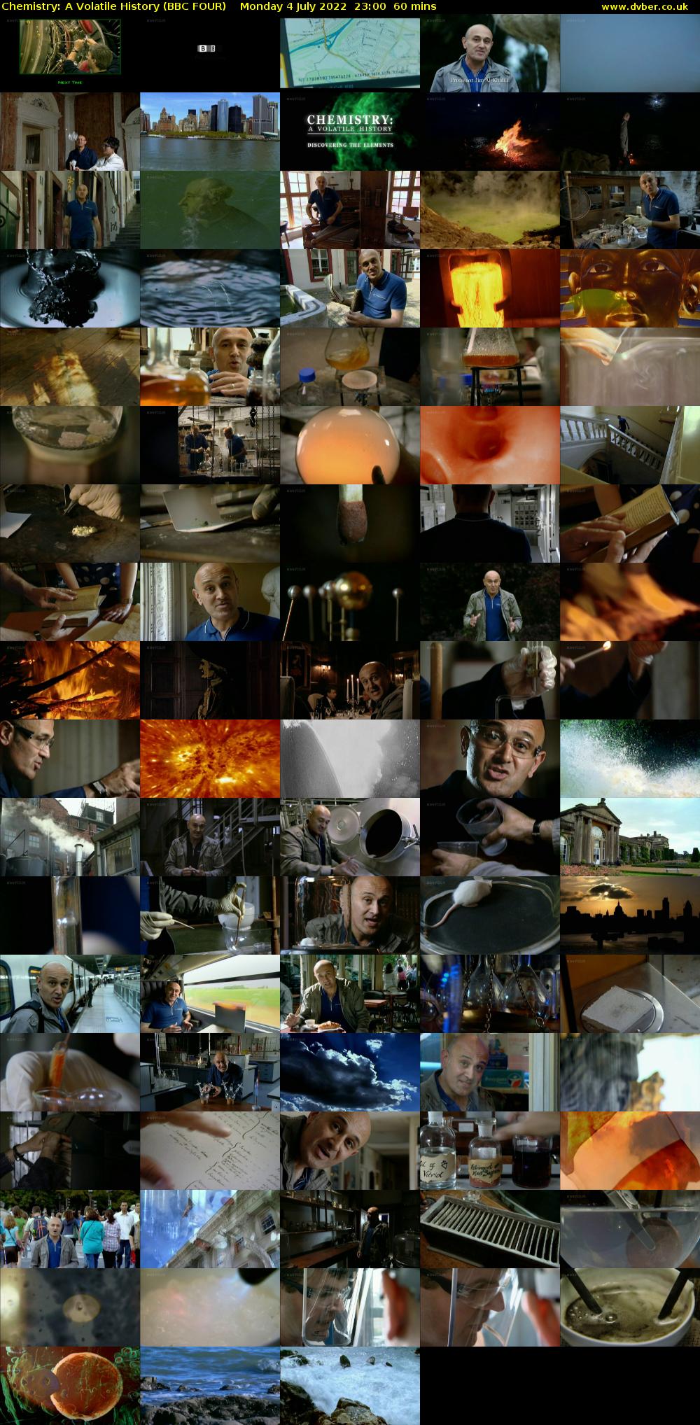 Chemistry: A Volatile History (BBC FOUR) Monday 4 July 2022 23:00 - 00:00