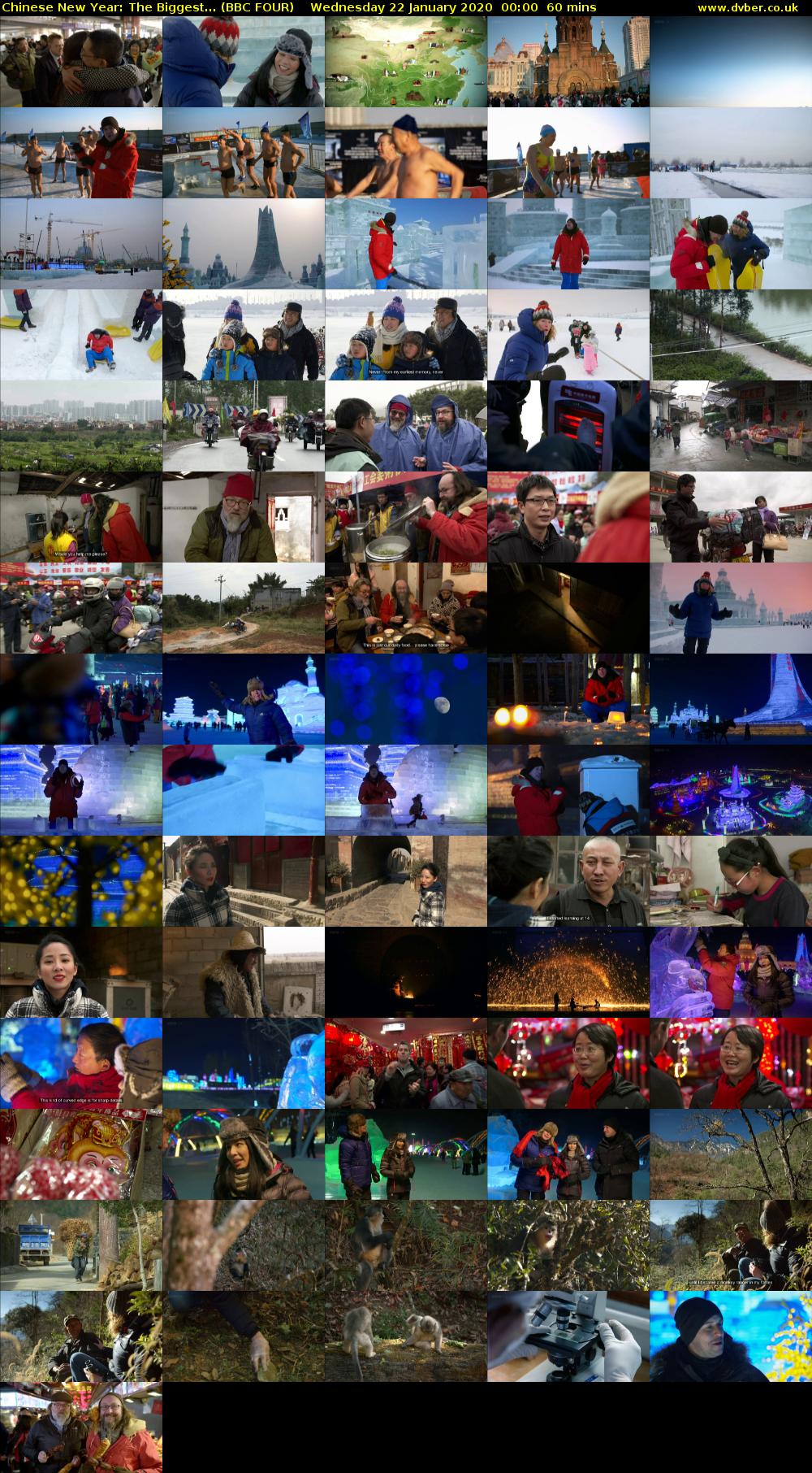 Chinese New Year: The Biggest... (BBC FOUR) Wednesday 22 January 2020 00:00 - 01:00