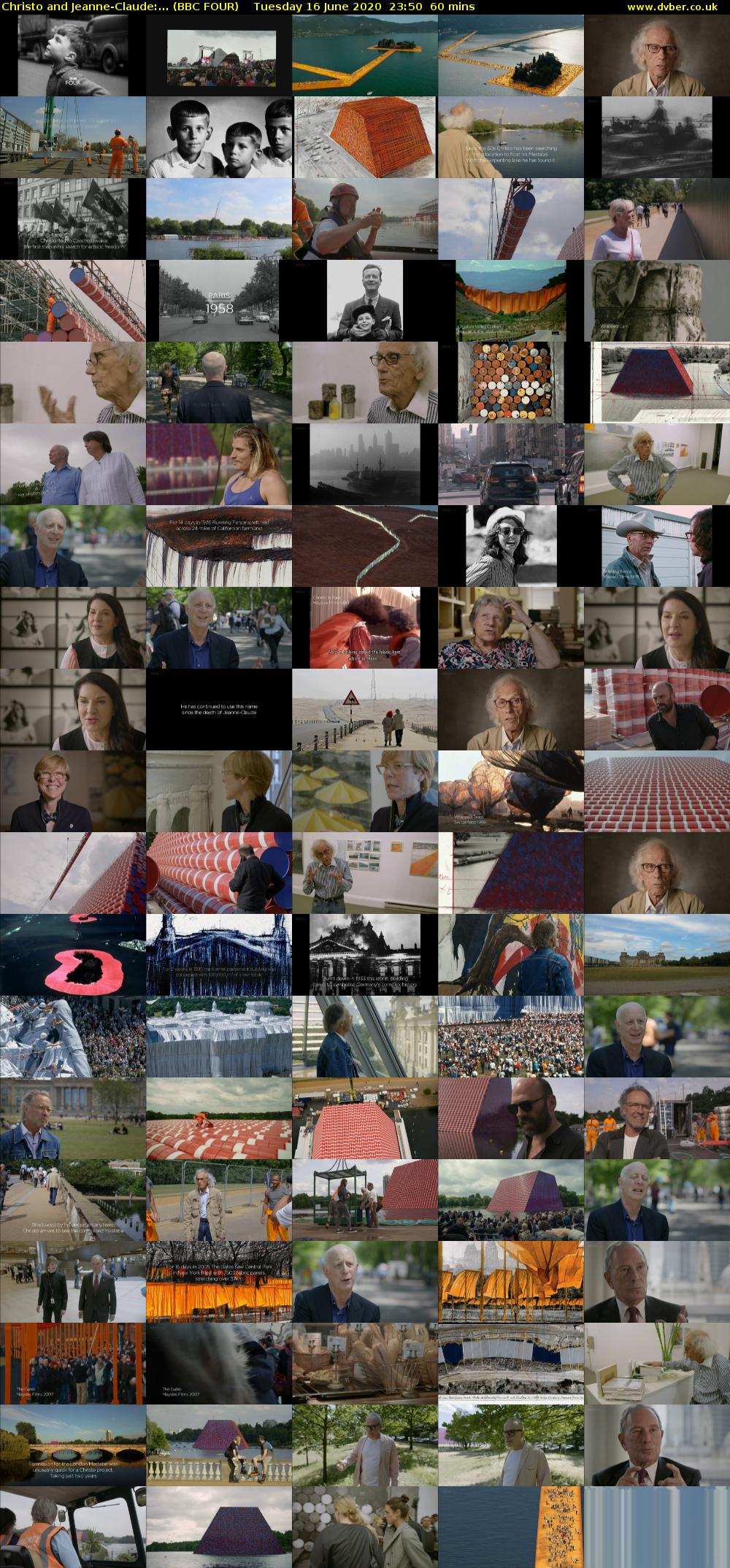 Christo and Jeanne-Claude:... (BBC FOUR) Tuesday 16 June 2020 23:50 - 00:50