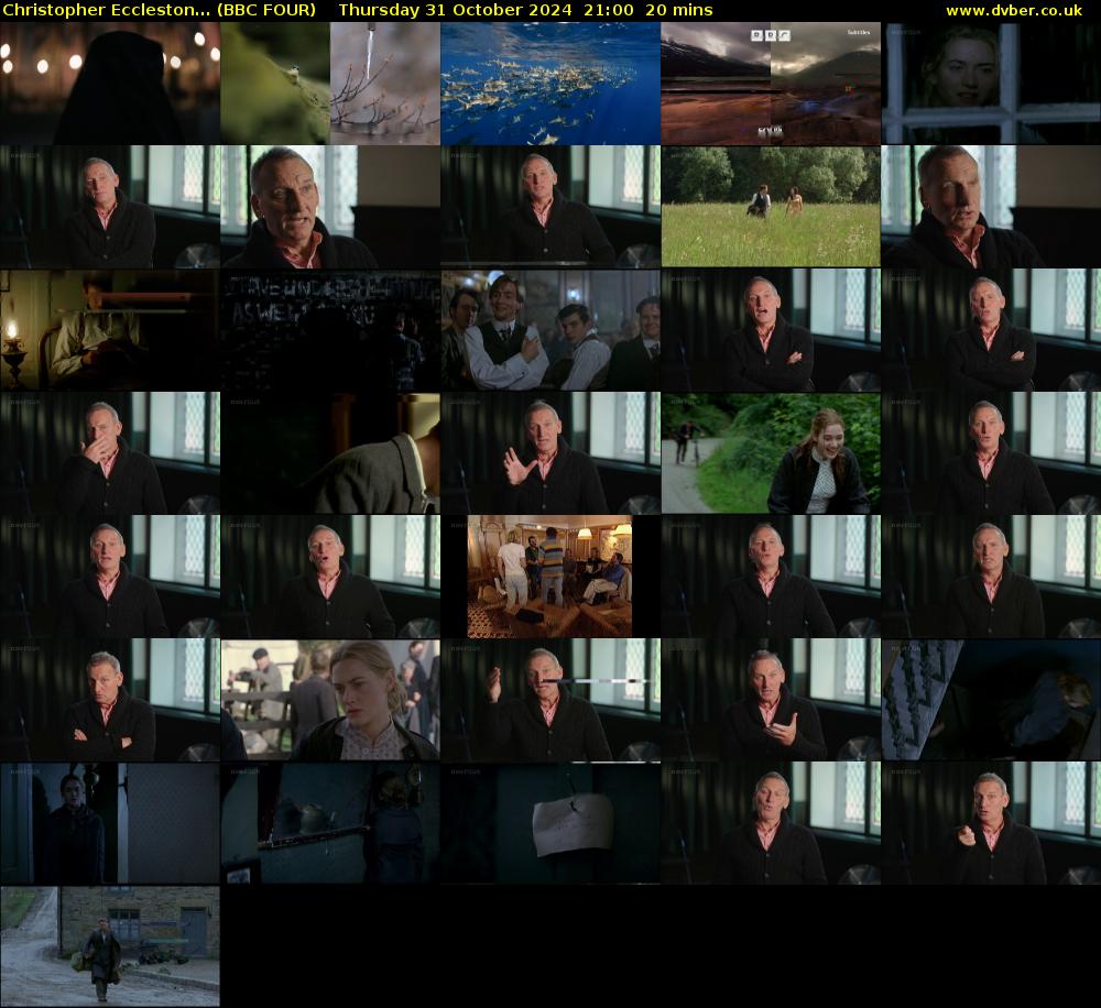 Christopher Eccleston... (BBC FOUR) Thursday 31 October 2024 21:00 - 21:20
