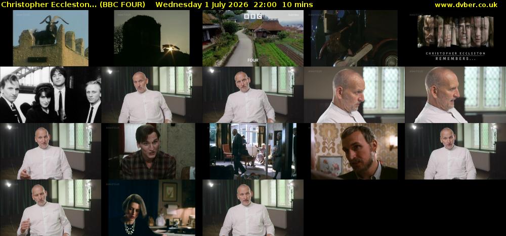 Christopher Eccleston... (BBC FOUR) Wednesday 1 July 2026 22:00 - 22:10