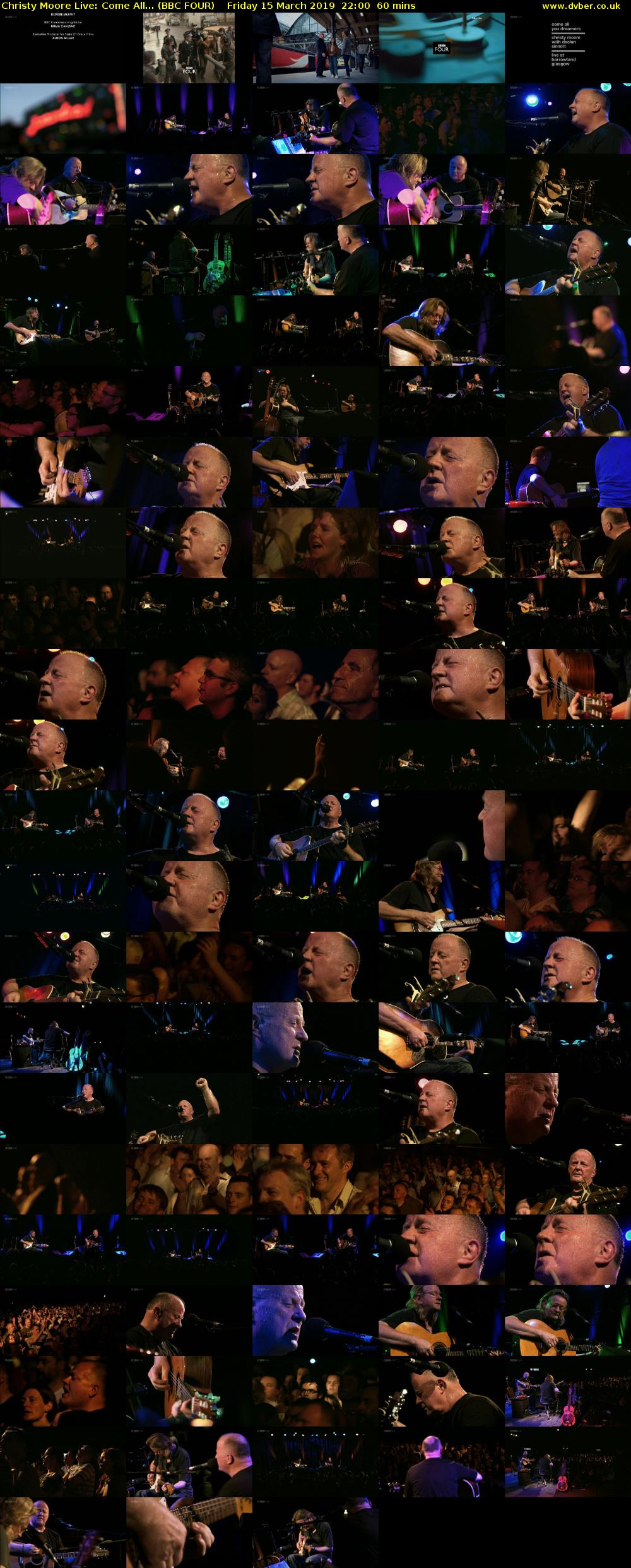 Christy Moore Live: Come All... (BBC FOUR) Friday 15 March 2019 22:00 - 23:00