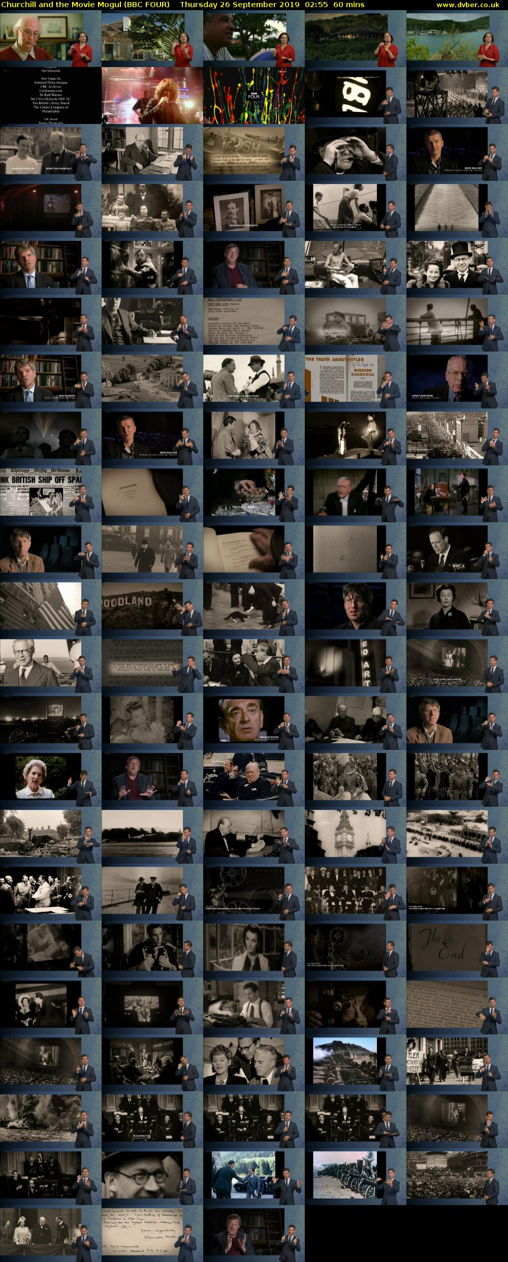 Churchill and the Movie Mogul (BBC FOUR) Thursday 26 September 2019 02:55 - 03:55