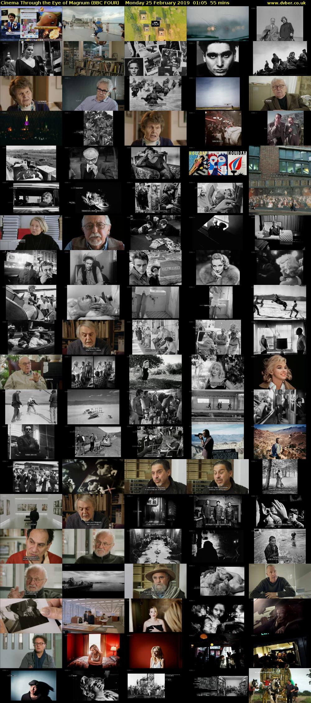 Cinema Through the Eye of Magnum (BBC FOUR) Monday 25 February 2019 01:05 - 02:00