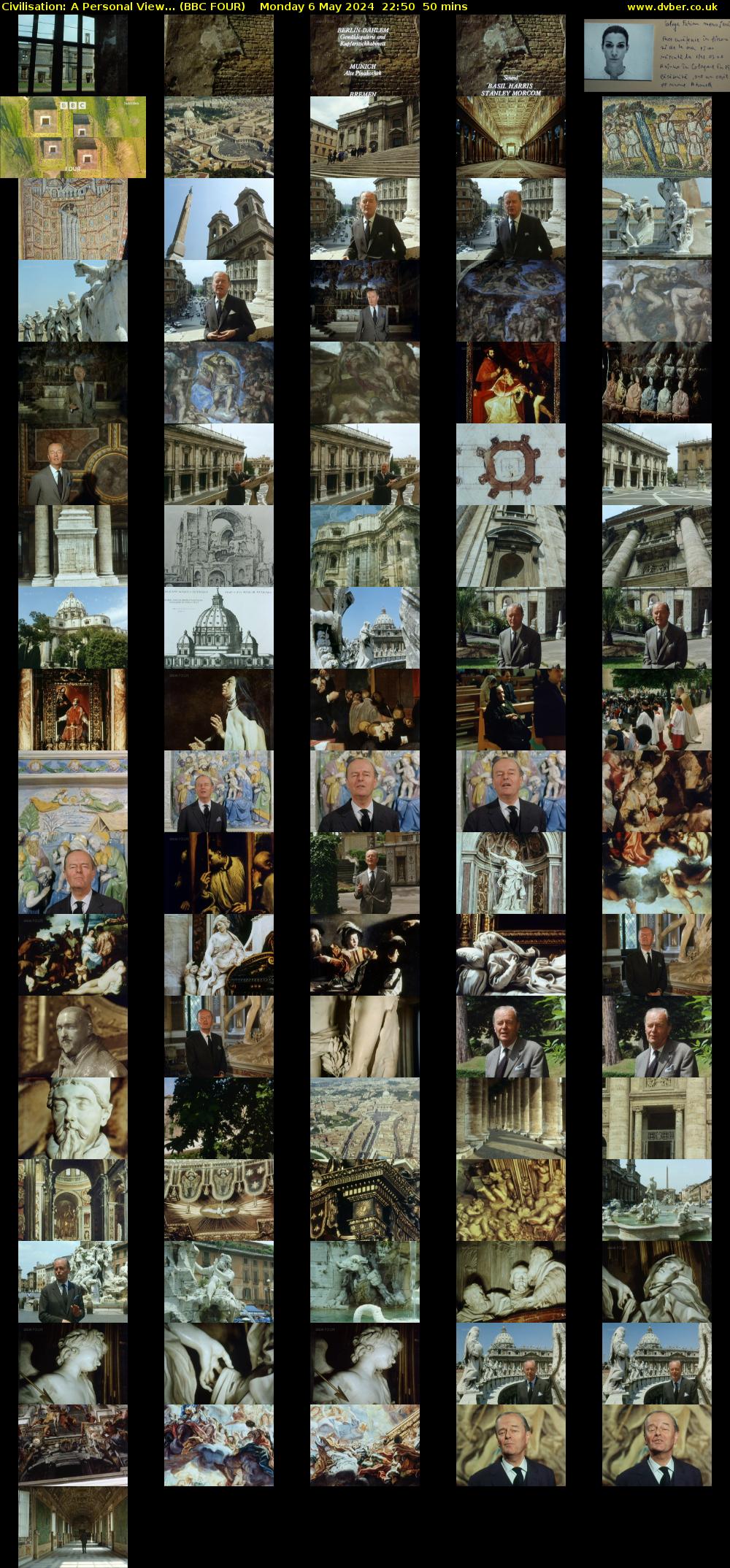 Civilisation: A Personal View... (BBC FOUR) Monday 6 May 2024 22:50 - 23:40