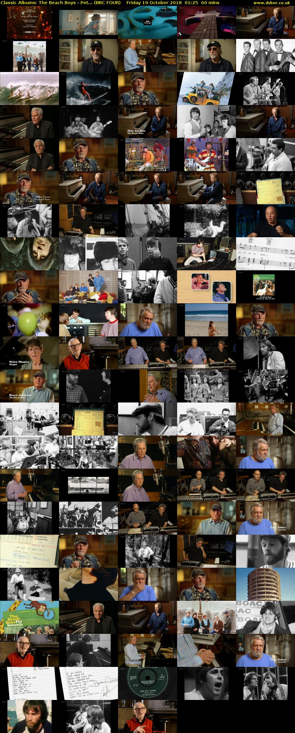 Classic Albums: The Beach Boys - Pet... (BBC FOUR) Friday 19 October 2018 01:25 - 02:25