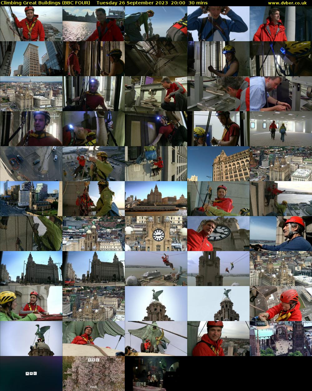 Climbing Great Buildings (BBC FOUR) Tuesday 26 September 2023 20:00 - 20:30