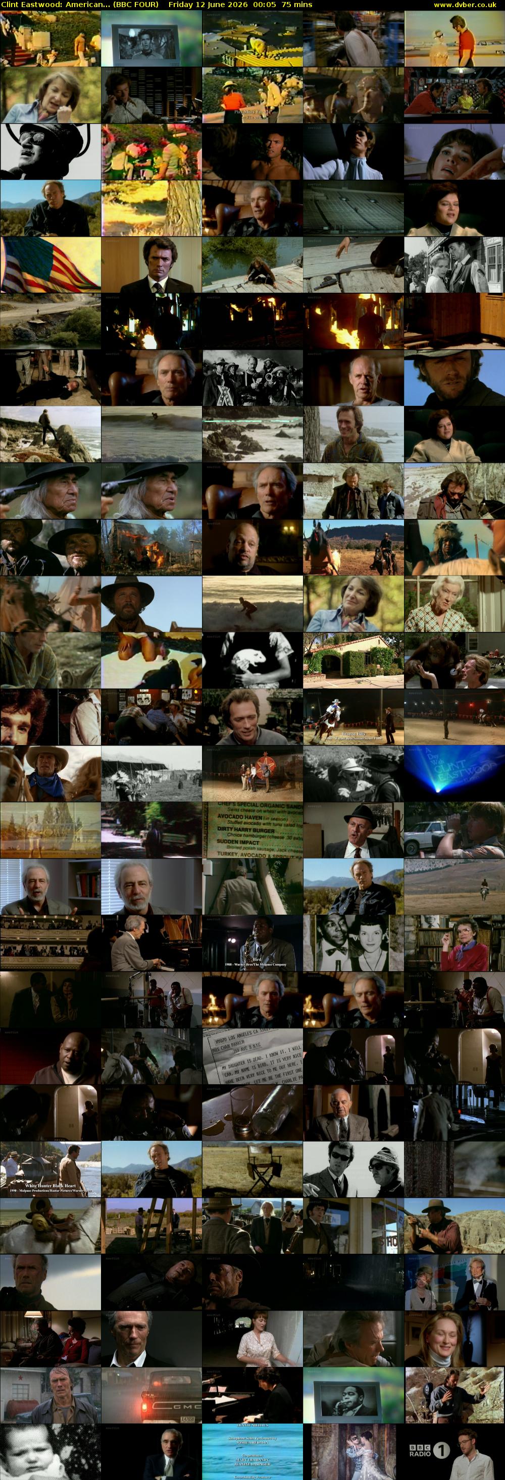 Clint Eastwood: American... (BBC FOUR) Friday 12 June 2026 00:05 - 01:20