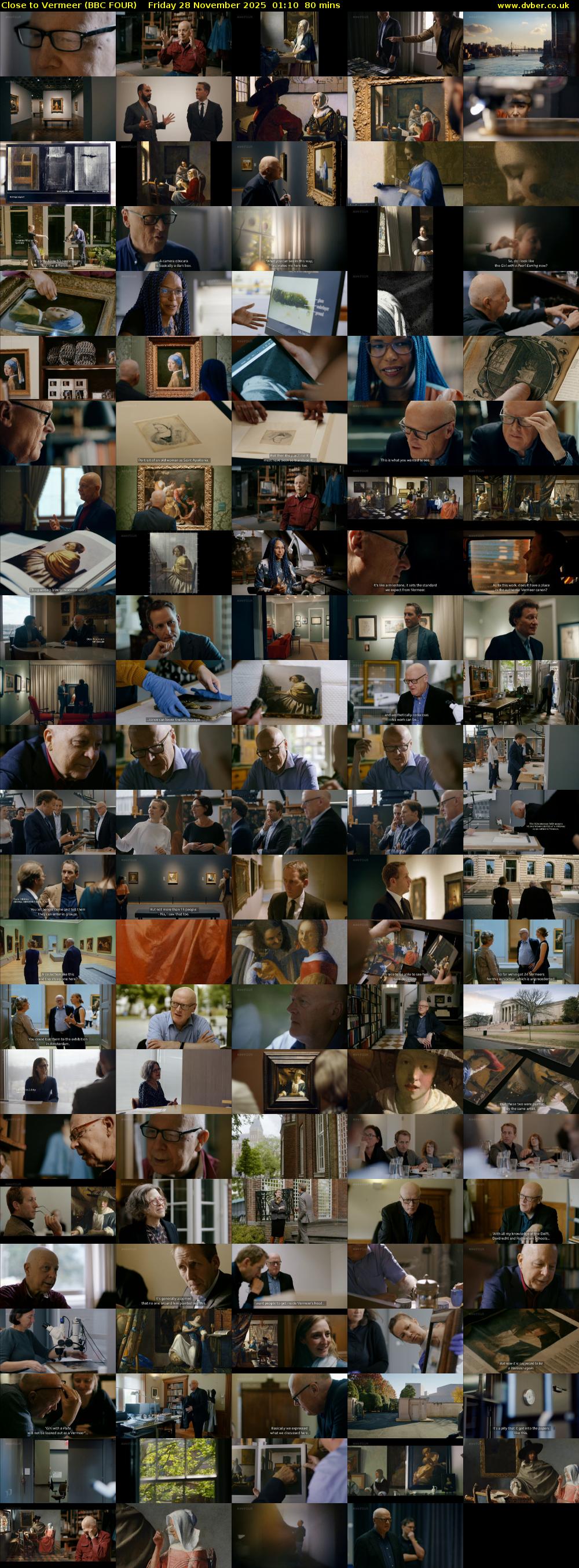 Close to Vermeer (BBC FOUR) Friday 28 November 2025 01:10 - 02:30