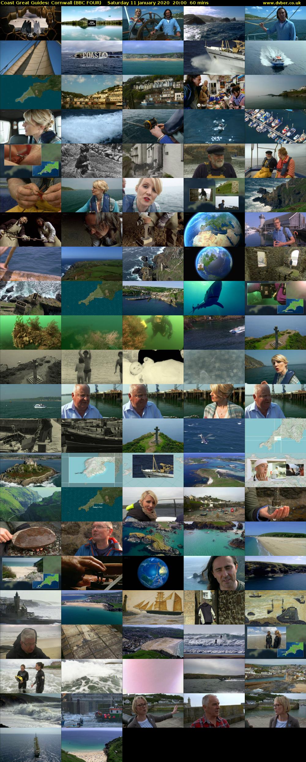 Coast Great Guides: Cornwall (BBC FOUR) Saturday 11 January 2020 20:00 - 21:00