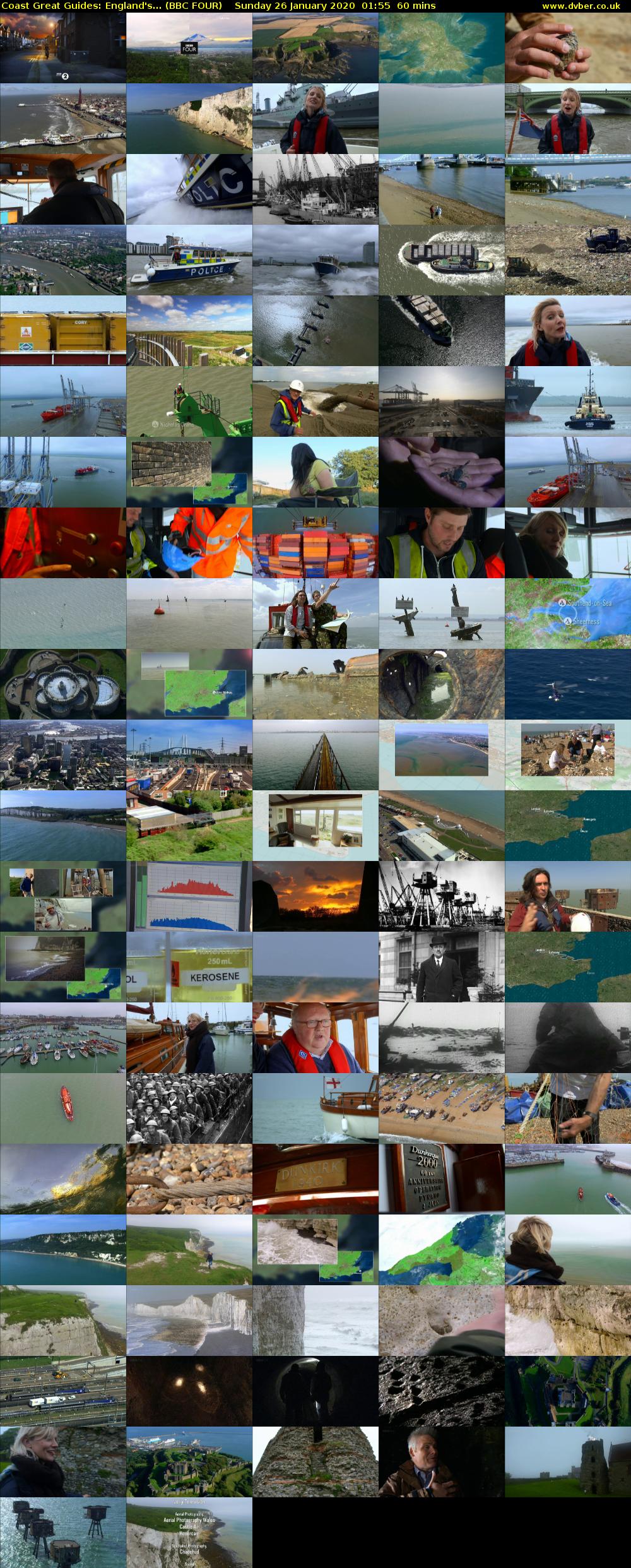 Coast Great Guides: England's... (BBC FOUR) Sunday 26 January 2020 01:55 - 02:55
