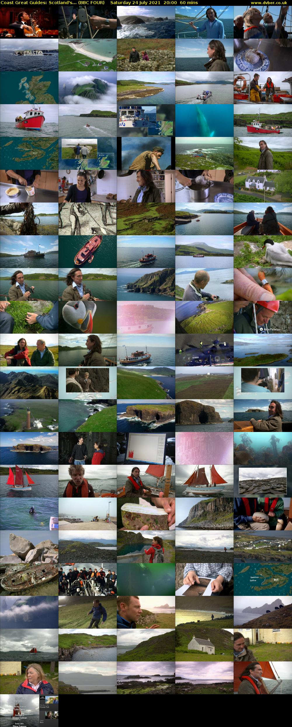 Coast Great Guides: Scotland's... (BBC FOUR) Saturday 24 July 2021 20:00 - 21:00