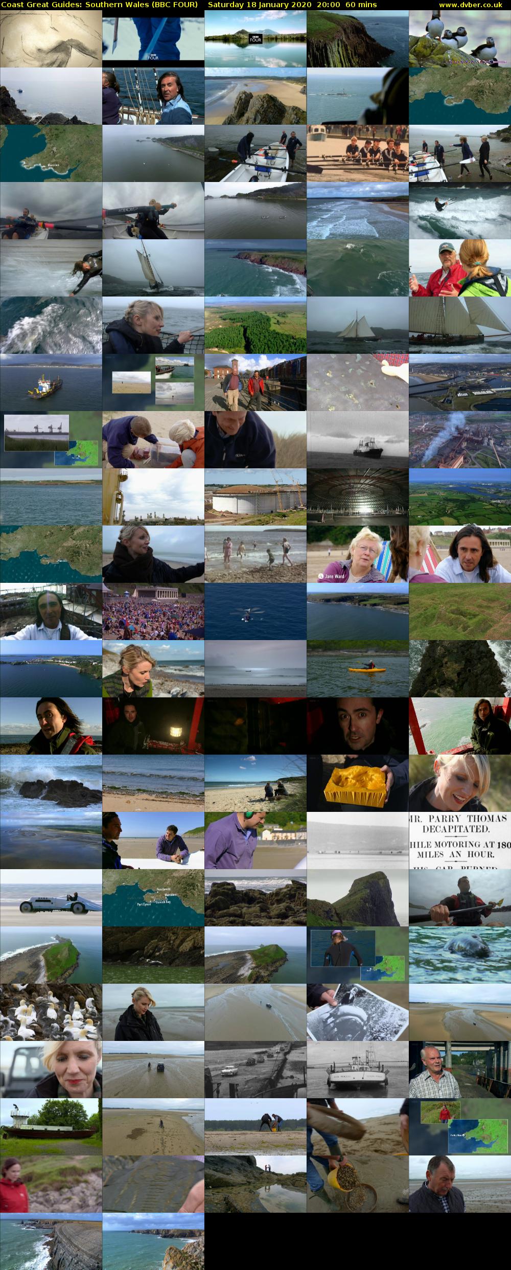 Coast Great Guides: Southern Wales (BBC FOUR) Saturday 18 January 2020 20:00 - 21:00