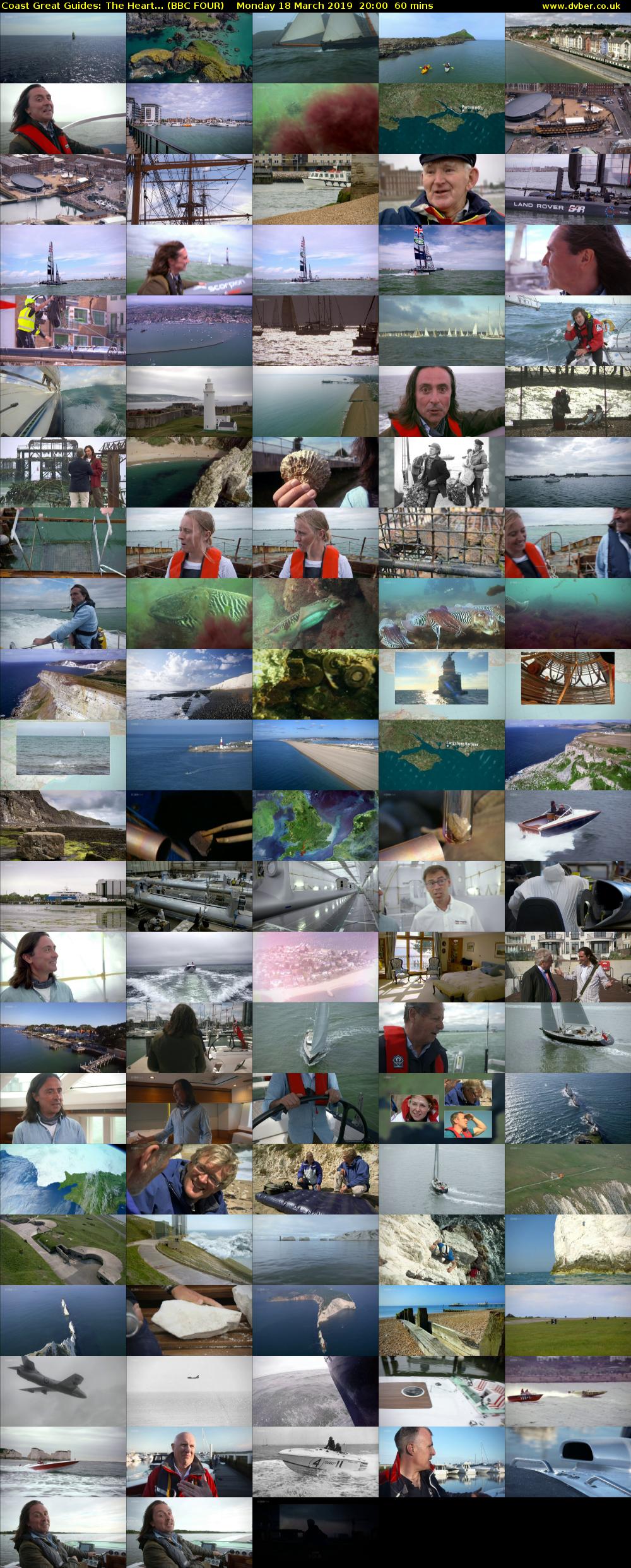 Coast Great Guides: The Heart... (BBC FOUR) Monday 18 March 2019 20:00 - 21:00