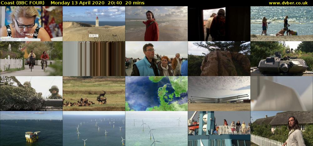 Coast (BBC FOUR) Monday 13 April 2020 20:40 - 21:00