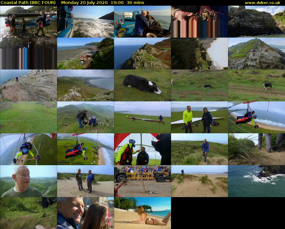 Coastal Path (BBC FOUR) Monday 20 July 2020 19:00 - 19:30