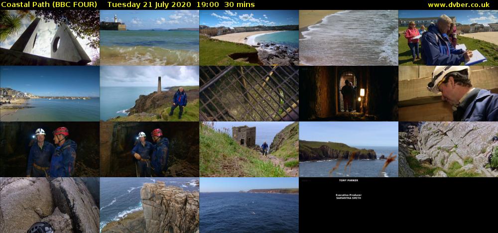 Coastal Path (BBC FOUR) Tuesday 21 July 2020 19:00 - 19:30