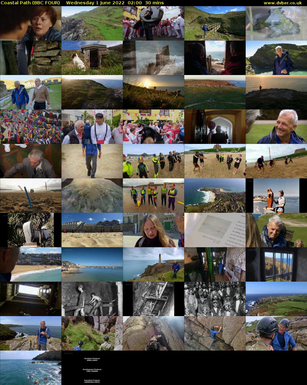 Coastal Path (BBC FOUR) Wednesday 1 June 2022 02:00 - 02:30