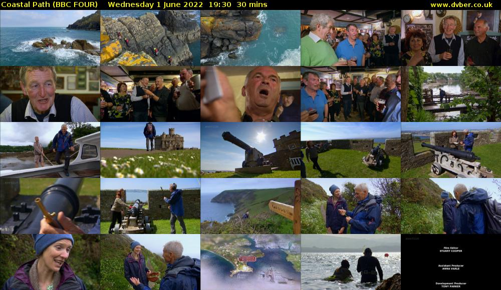 Coastal Path (BBC FOUR) Wednesday 1 June 2022 19:30 - 20:00