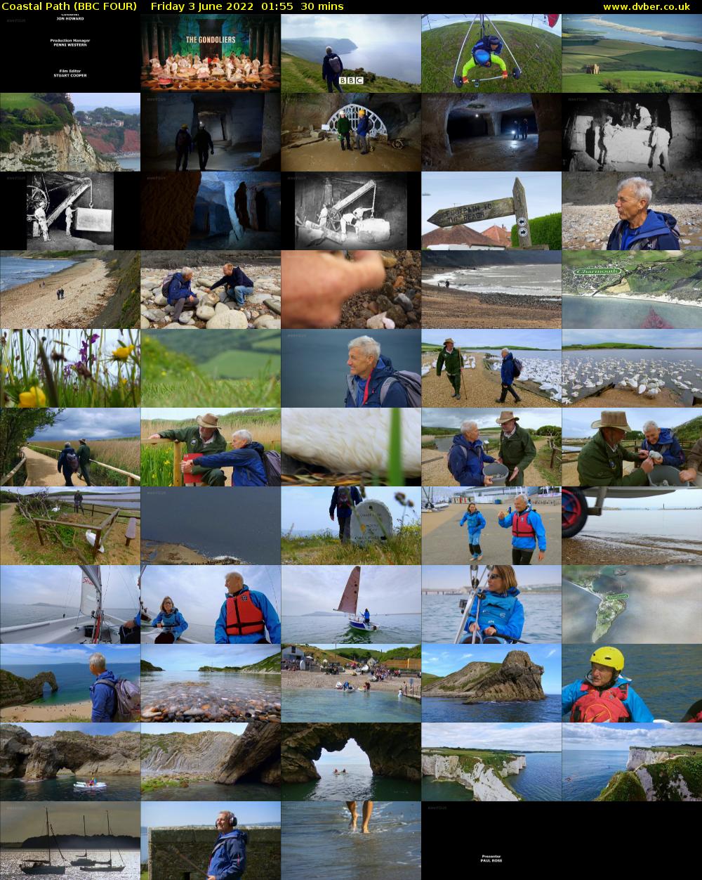Coastal Path (BBC FOUR) Friday 3 June 2022 01:55 - 02:25