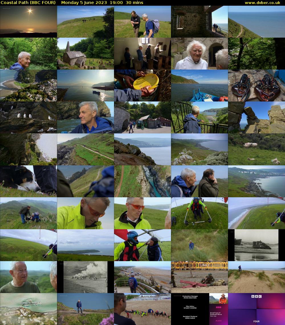 Coastal Path (BBC FOUR) Monday 5 June 2023 19:00 - 19:30