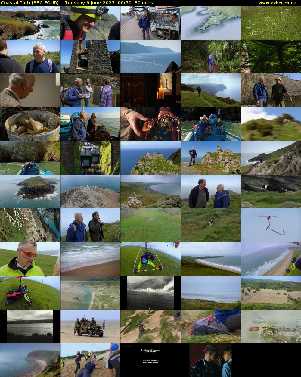 Coastal Path (BBC FOUR) Tuesday 6 June 2023 00:50 - 01:20