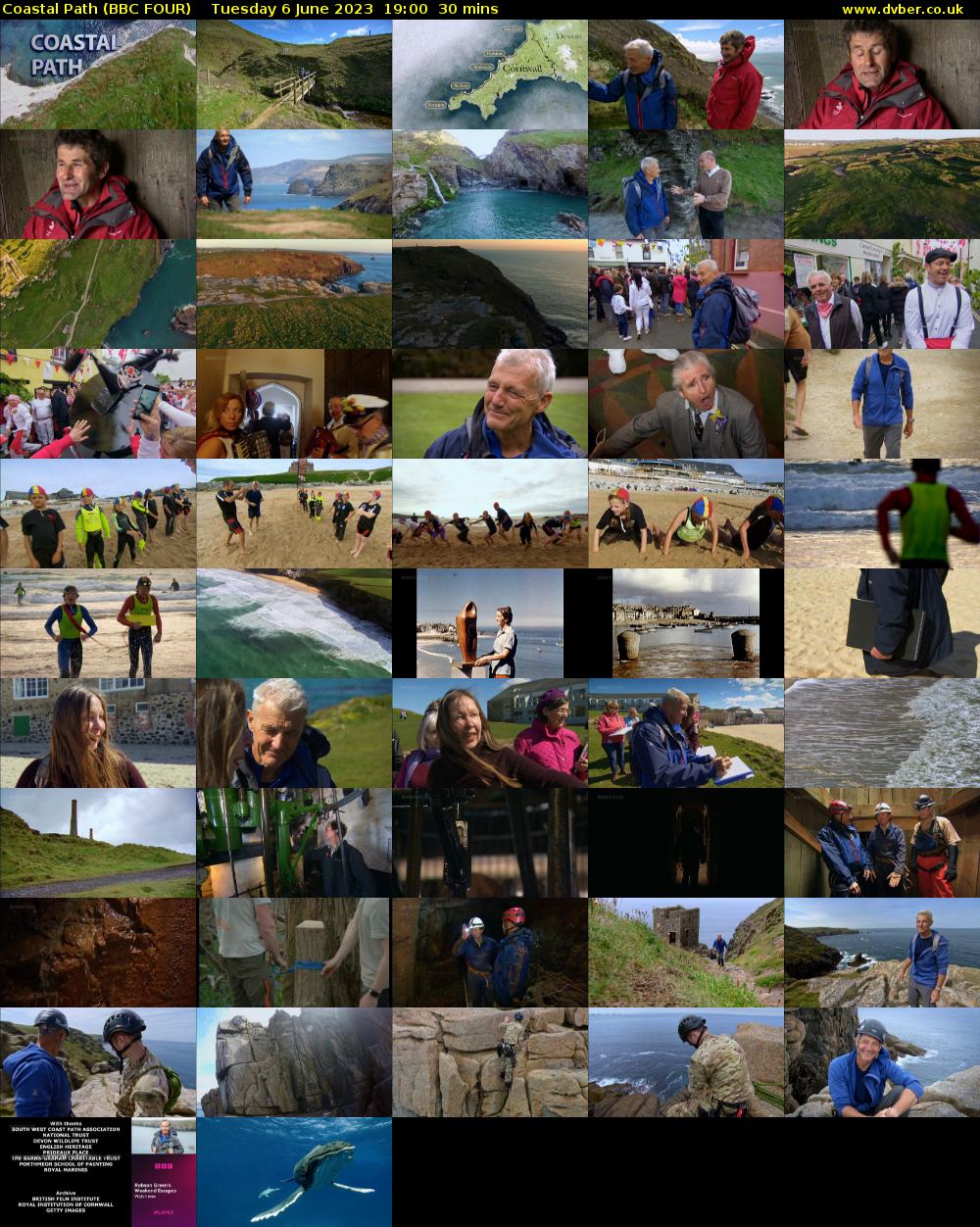 Coastal Path (BBC FOUR) Tuesday 6 June 2023 19:00 - 19:30