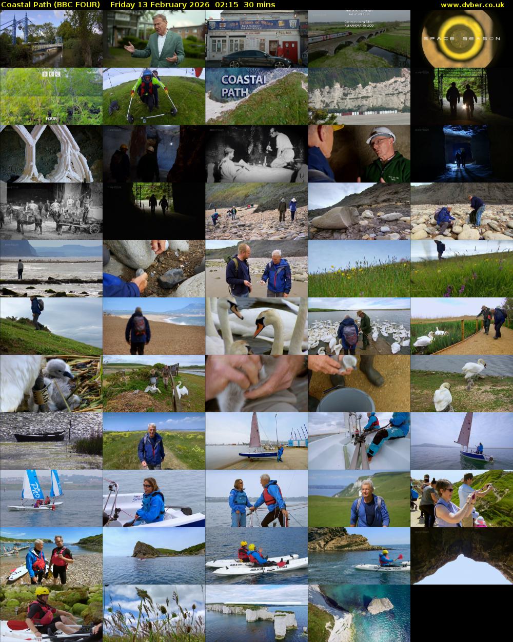 Coastal Path (BBC FOUR) Friday 13 February 2026 02:15 - 02:45