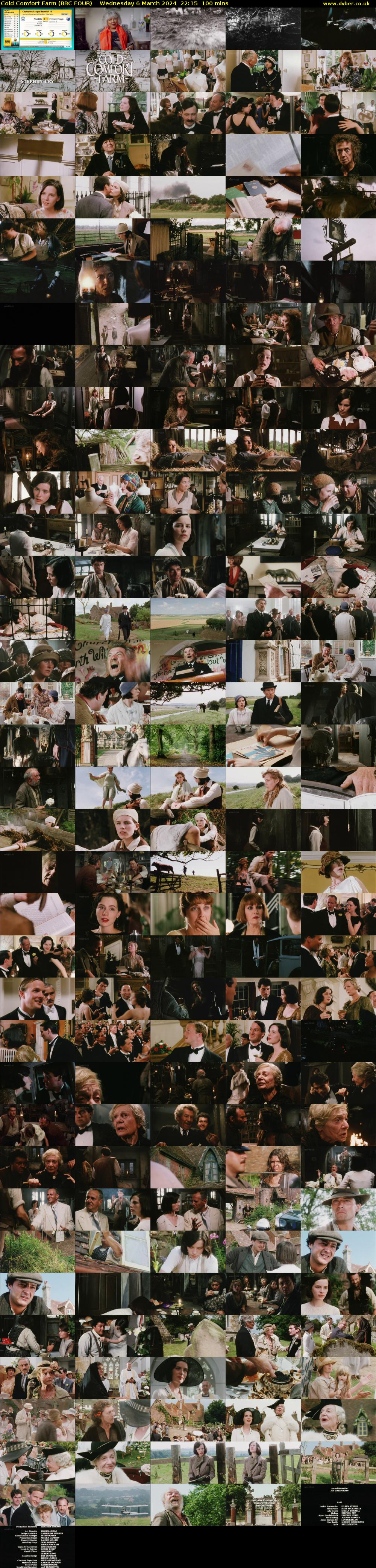 Cold Comfort Farm (BBC FOUR) Wednesday 6 March 2024 22:15 - 23:55