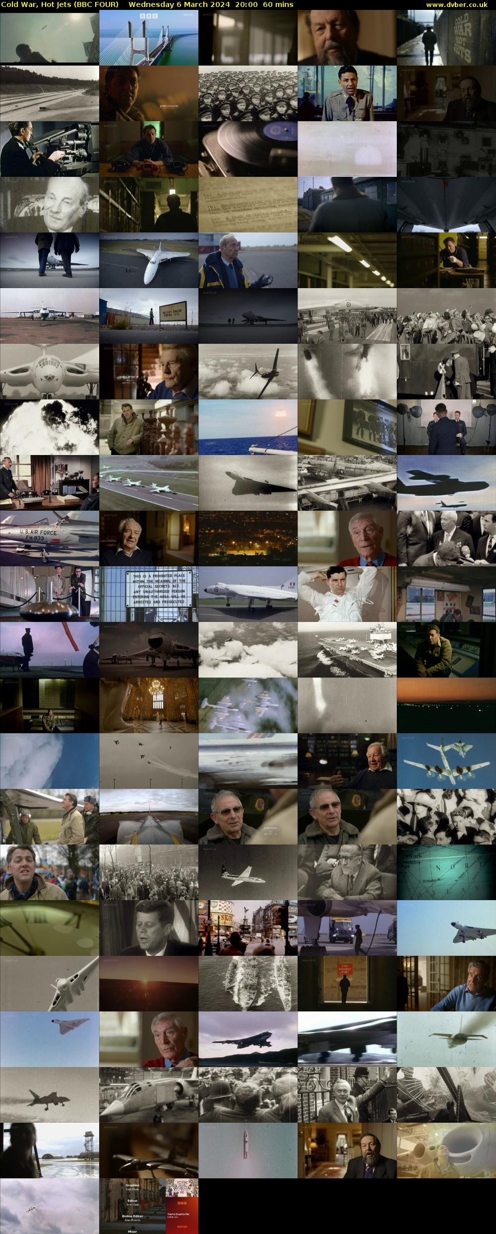 Cold War, Hot Jets (BBC FOUR) Wednesday 6 March 2024 20:00 - 21:00
