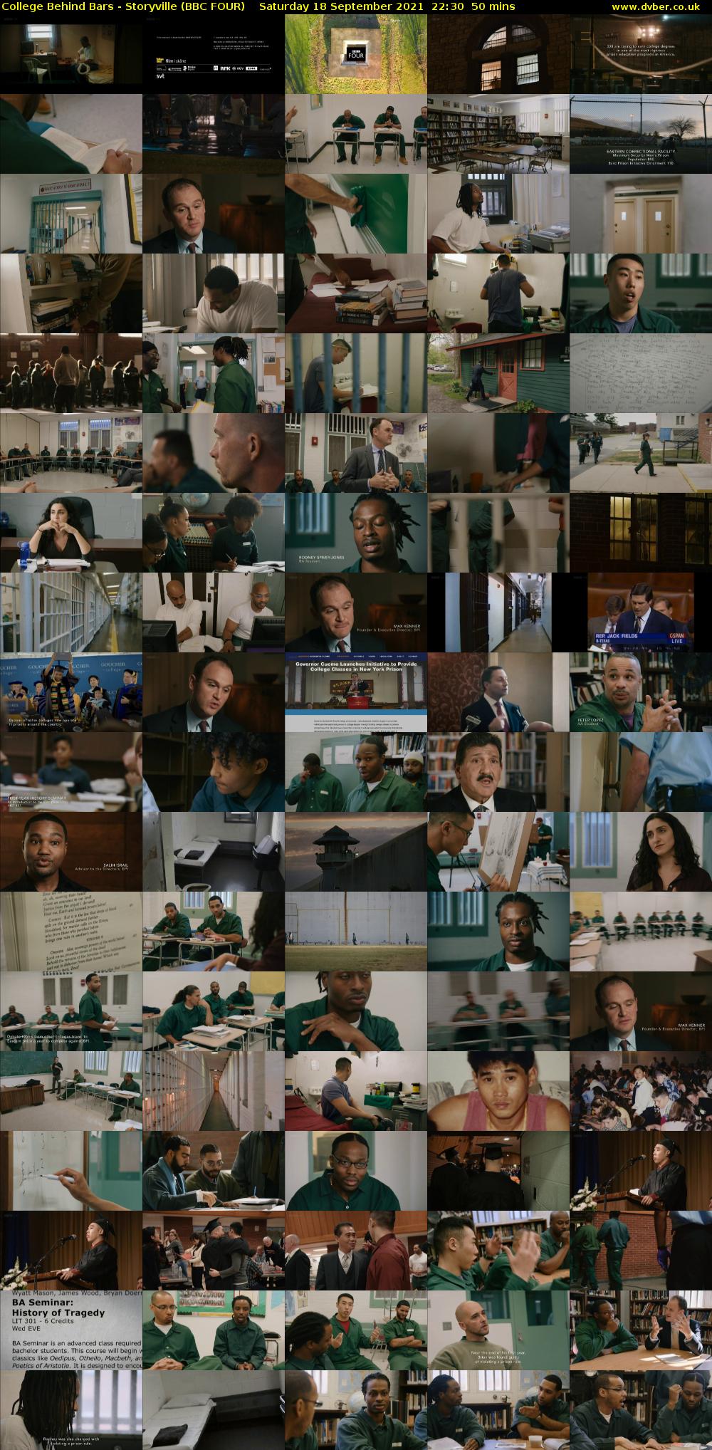 College Behind Bars - Storyville (BBC FOUR) Saturday 18 September 2021 22:30 - 23:20