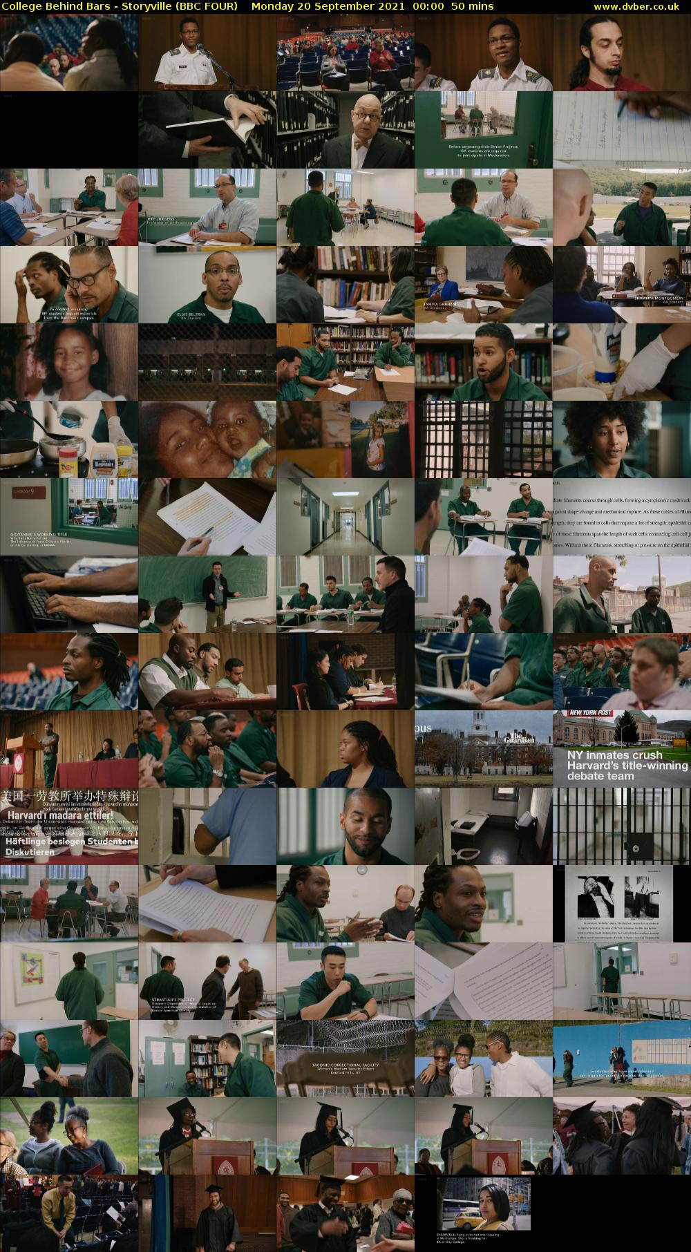 College Behind Bars - Storyville (BBC FOUR) Monday 20 September 2021 00:00 - 00:50