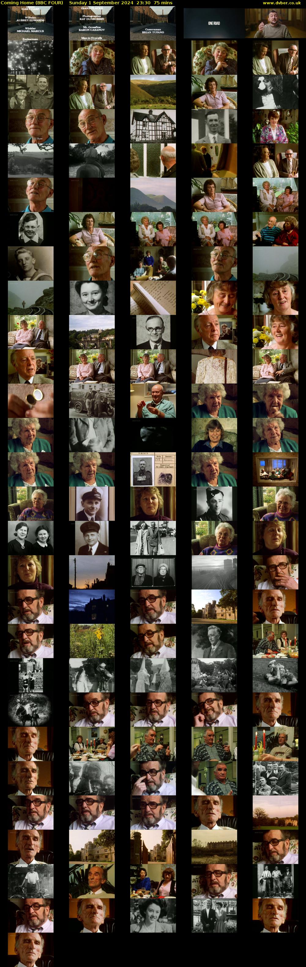 Coming Home (BBC FOUR) Sunday 1 September 2024 23:30 - 00:45