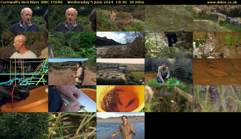 Cornwall's Red River (BBC FOUR) Wednesday 5 June 2024 19:30 - 20:00