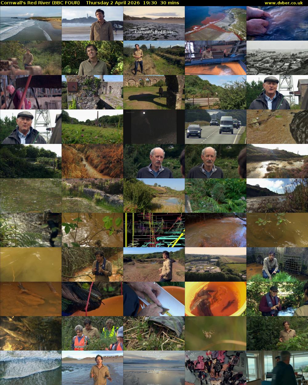 Cornwall's Red River (BBC FOUR) Thursday 2 April 2026 19:30 - 20:00