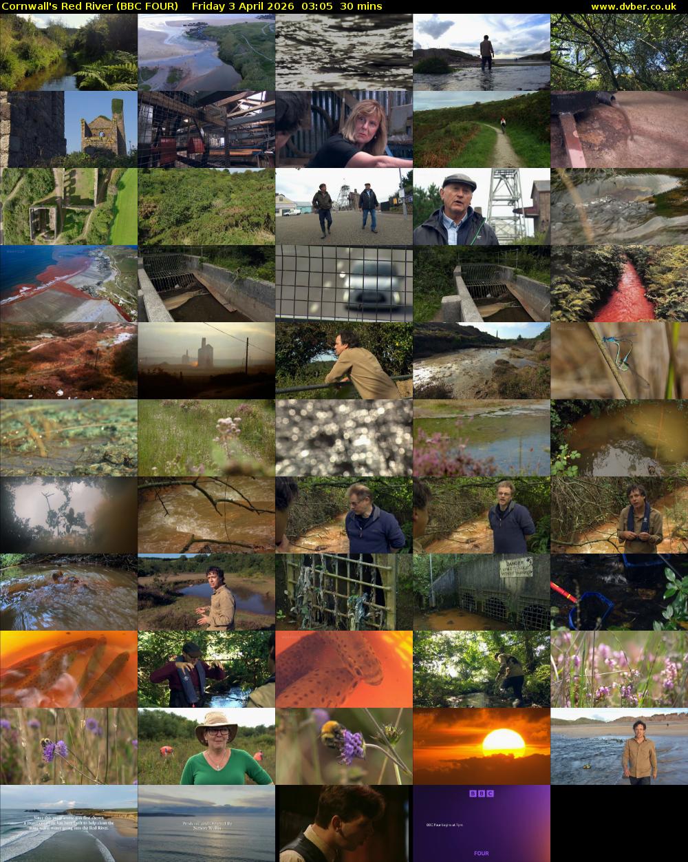 Cornwall's Red River (BBC FOUR) Friday 3 April 2026 03:05 - 03:35