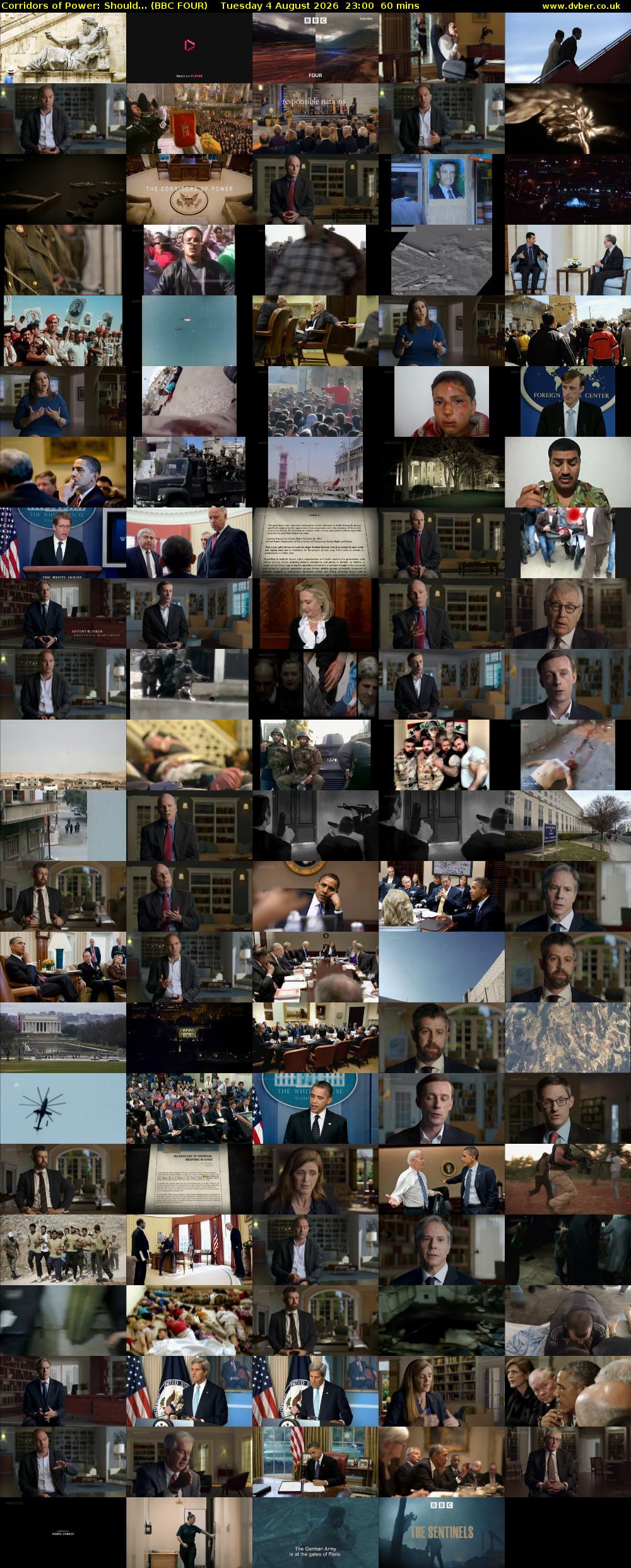 Corridors of Power: Should... (BBC FOUR) Tuesday 4 August 2026 23:00 - 00:00