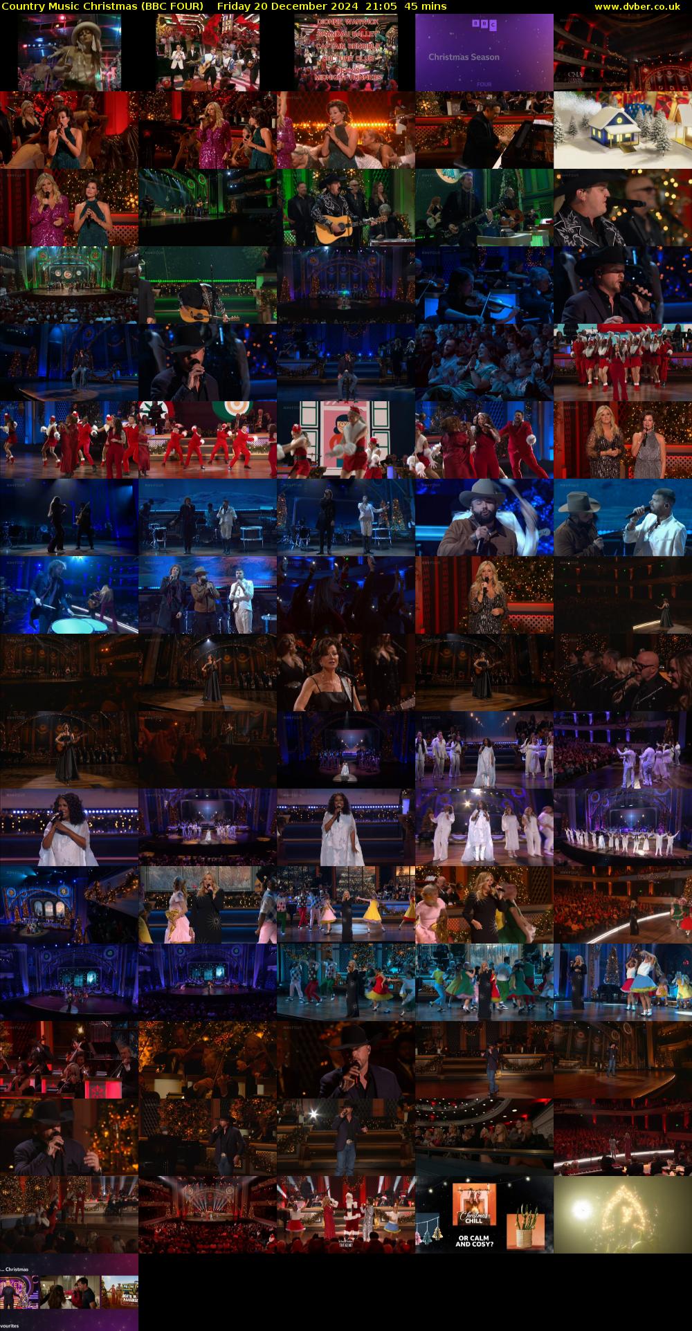 Country Music Christmas (BBC FOUR) Friday 20 December 2024 21:05 - 21:50
