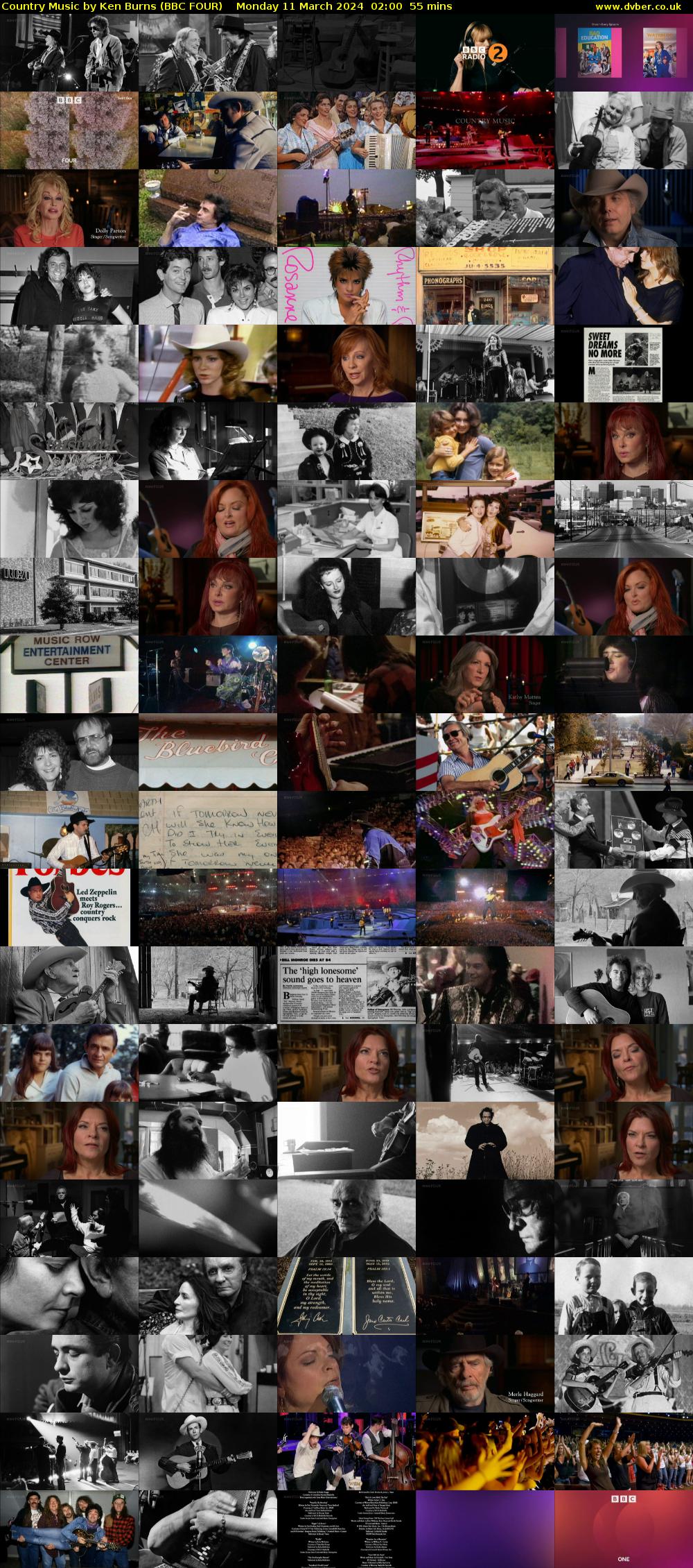 Country Music by Ken Burns (BBC FOUR) Monday 11 March 2024 02:00 - 02:55