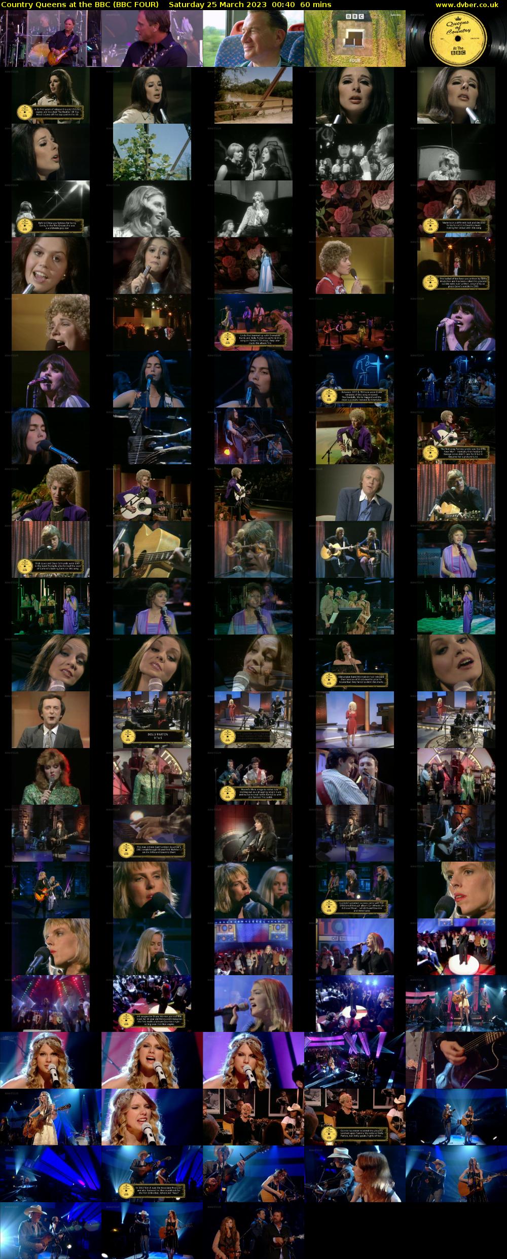 Country Queens at the BBC (BBC FOUR) Saturday 25 March 2023 00:40 - 01:40