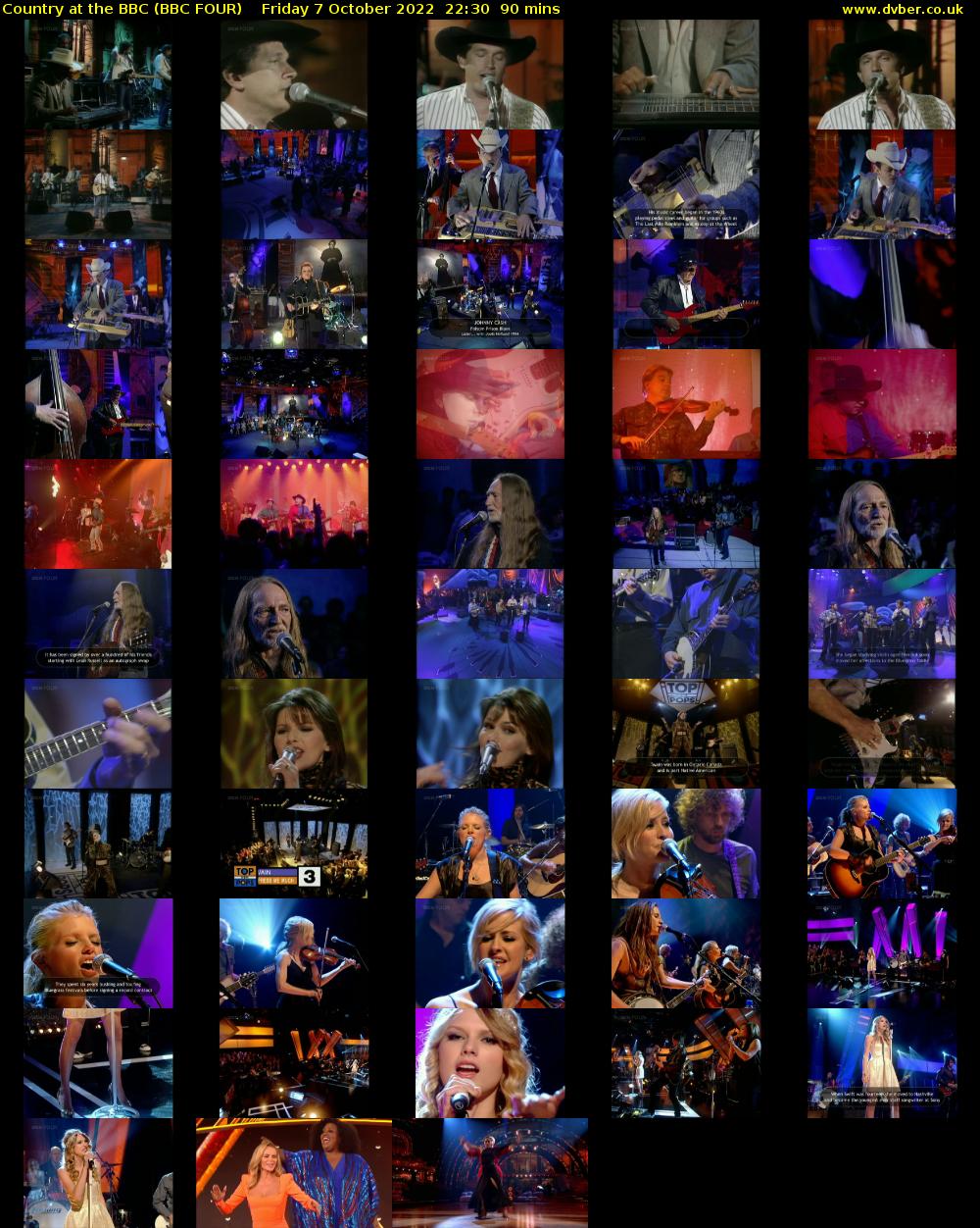 Country at the BBC (BBC FOUR) Friday 7 October 2022 22:30 - 00:00