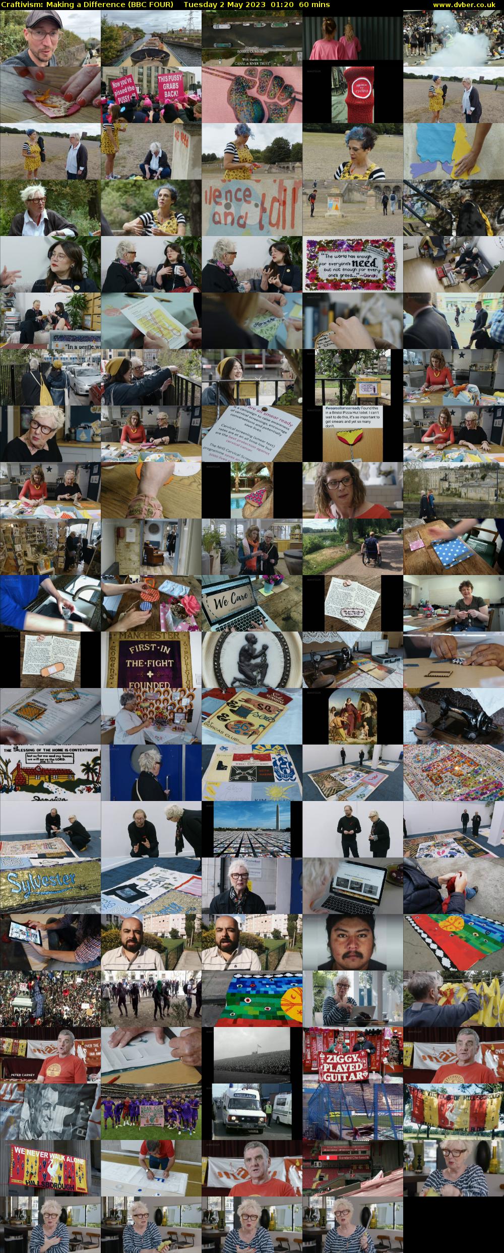 Craftivism: Making a Difference (BBC FOUR) Tuesday 2 May 2023 01:20 - 02:20
