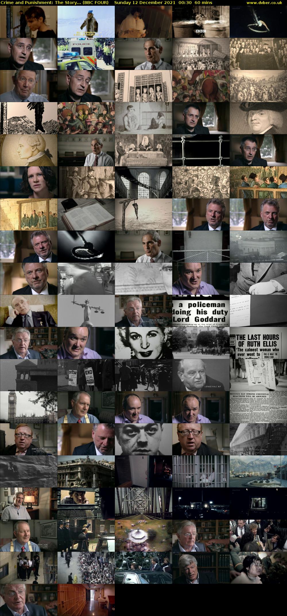 Crime and Punishment: The Story... (BBC FOUR) Sunday 12 December 2021 00:30 - 01:30
