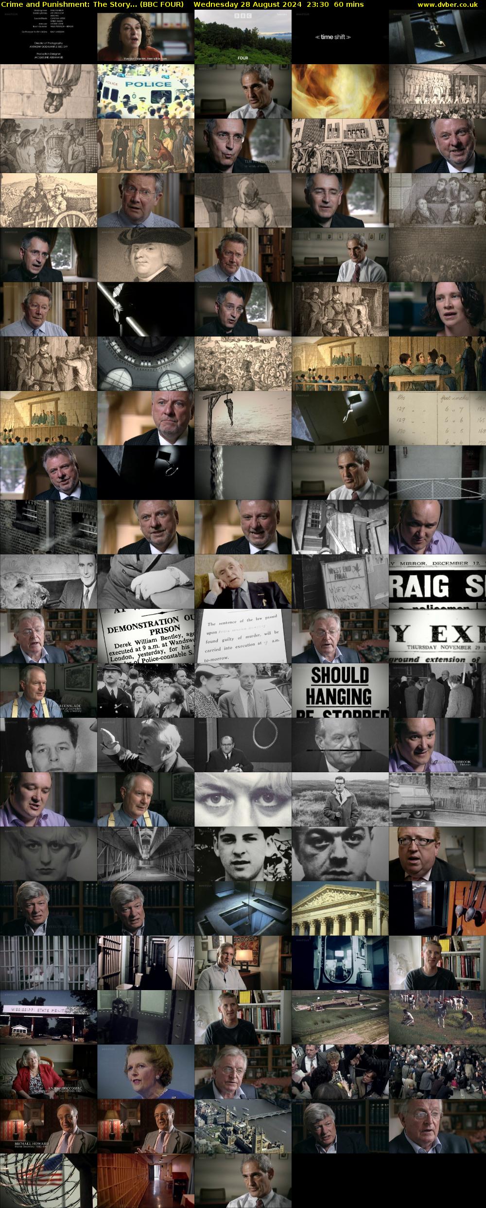 Crime and Punishment: The Story... (BBC FOUR) Wednesday 28 August 2024 23:30 - 00:30