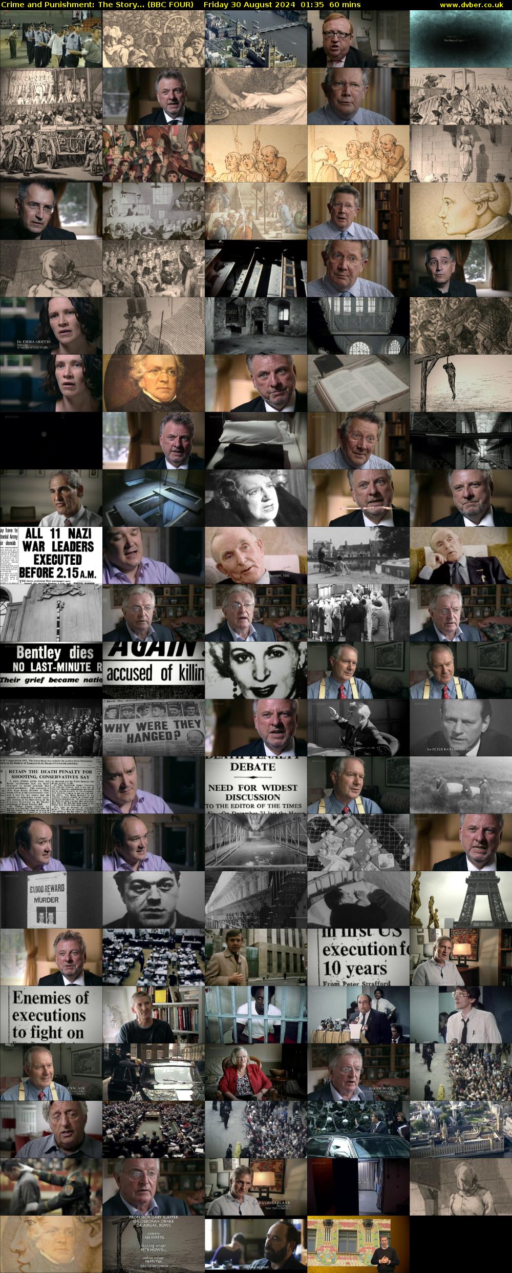 Crime and Punishment: The Story... (BBC FOUR) Friday 30 August 2024 01:35 - 02:35