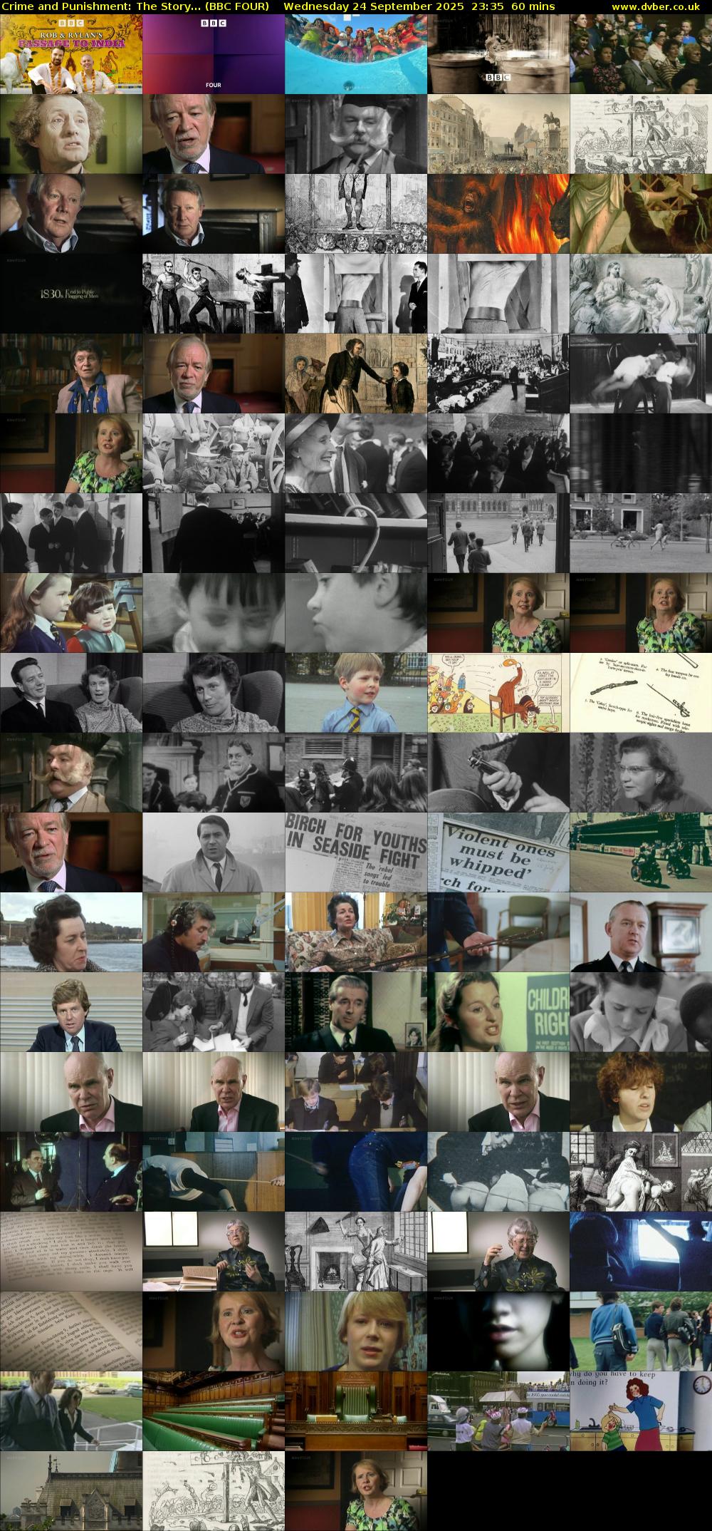 Crime and Punishment: The Story... (BBC FOUR) Wednesday 24 September 2025 23:35 - 00:35